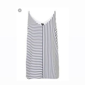 Topshop maternity striped tank cami- size 10